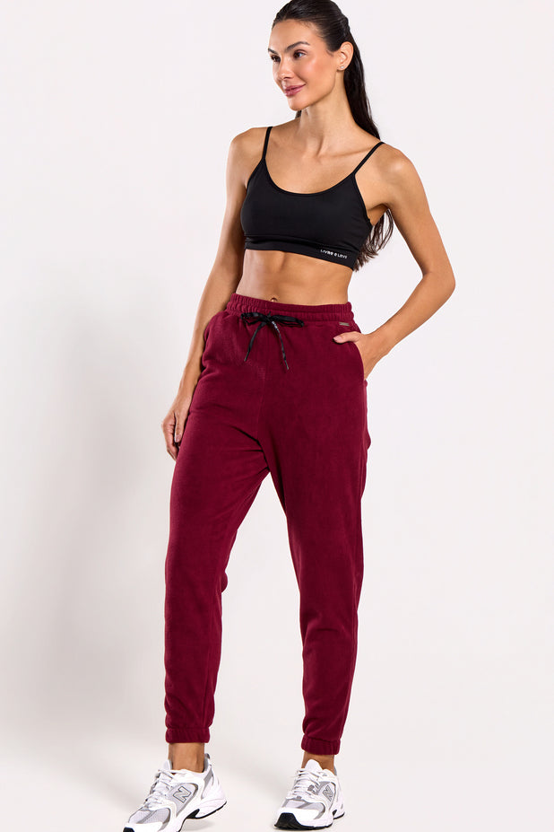 Calça Jogger Térmica Vinho