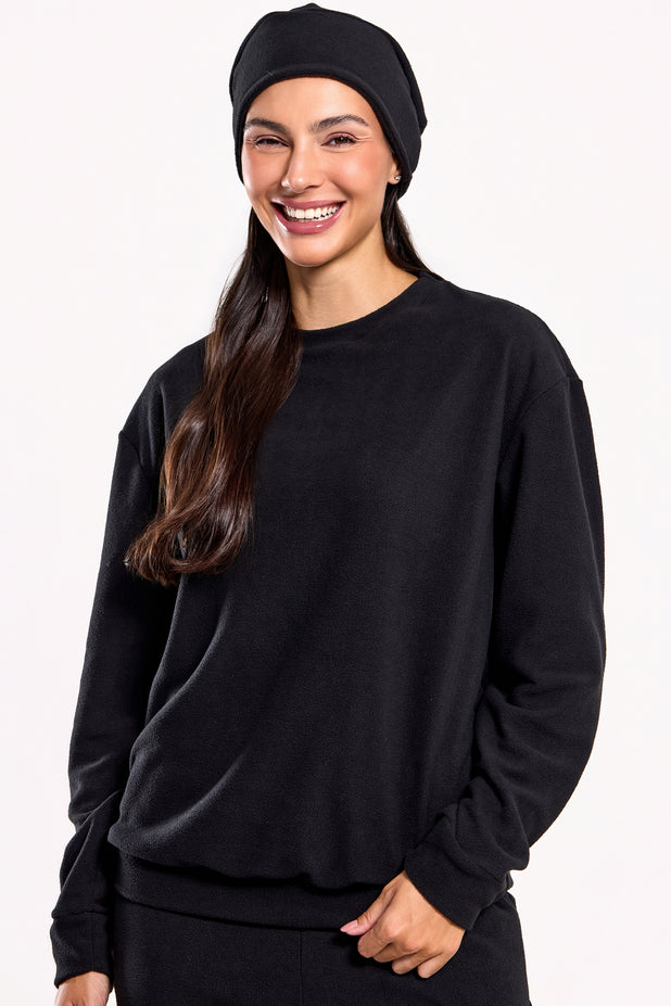 Casaco Térmico de Fleece Preto