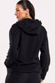 Casaco Térmico de Fleece com Zíper Preto