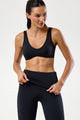 Conjunto Top Regata e Flare Cós de Virar Preto