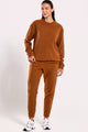 Conjunto Térmico de Fleece Marrom