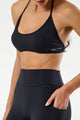 Conjunto Top e Bermuda Cós em V Preto