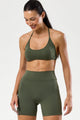 Conjunto Top e Bermuda Cós em V Verde