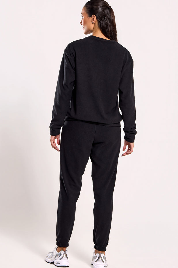 Conjunto Térmico de Fleece Preto