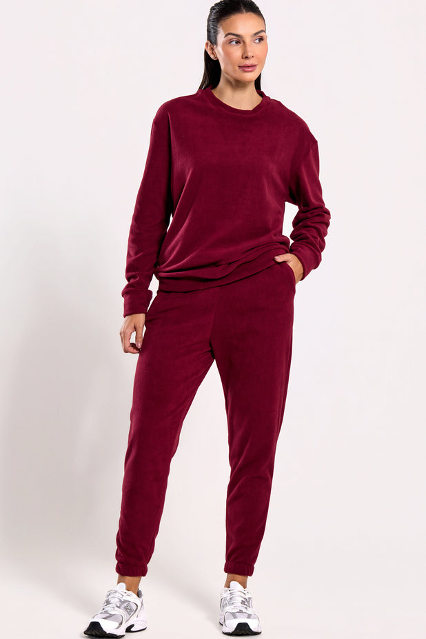 Casaco Térmico de Fleece Vinho