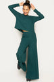 Pantalona Canelada com Bolso Submarine