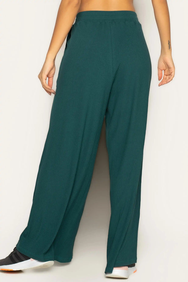 Pantalona Canelada com Bolso Submarine