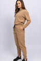 Calça de Fleece Bege