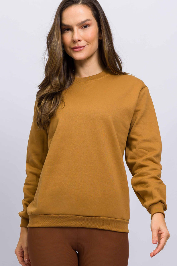 Casaco de Moletom Caqui