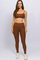 Legging Confort Fit Canelada Marrom