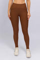 Legging Confort Fit Canelada Marrom