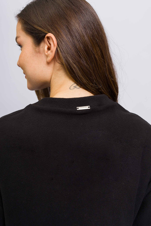 Casaco de Fleece Preto