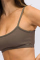 Conjunto com Bermuda Canelada Avelã