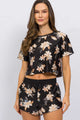 Conjunto Cropped T-Shirt e Short Arredondado Sense
