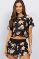 Conjunto Cropped T-Shirt e Short Arredondado Sense