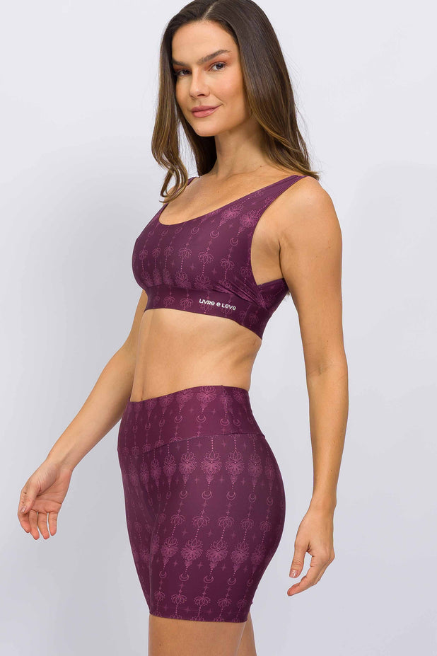 Conjunto Top Regata e Bermuda Floral Zen
