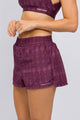 Short com Bolso e Fenda Floral Zen