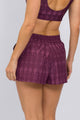 Short com Bolso e Fenda Floral Zen