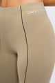 Legging Cós Elástico e Detalhe Bege
