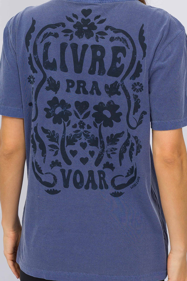 T-Shirt Estonada Livre pra Voar