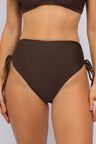 Calcinha Biquíni Hot Pants Franzida Ganache