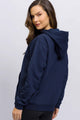 Casaco de Moletom com Capuz Free Spirit Azul Marinho