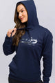Casaco de Moletom com Capuz Free Spirit Azul Marinho