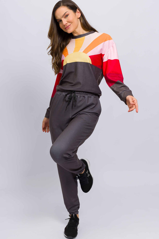Calça Jogger com Cós Elástico Sol