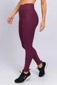 Legging Básica Canelada Roxa