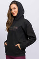 Casaco de Moletom com Capuz Free Spirit Preto