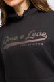 Casaco de Moletom com Capuz Free Spirit Preto