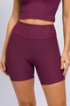 Bermuda Meia Coxa Canelada Roxo