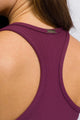Conjunto com Bermuda Canelada Roxa