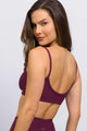 Top Alcinha Canelado Roxo