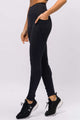 Legging com Bolso em Tela Preta