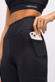 Legging com Bolso em Tela Preta