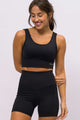 Top Modelador Regata Alongado Preto