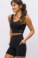 Bermuda Modeladora com Bolso Lateral Preta