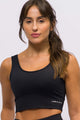 Top Modelador Regata Alongado Preto