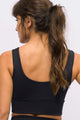 Top Modelador Regata Alongado Preto