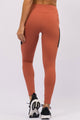 Legging Modeladora com 2 Bolsos Marrom