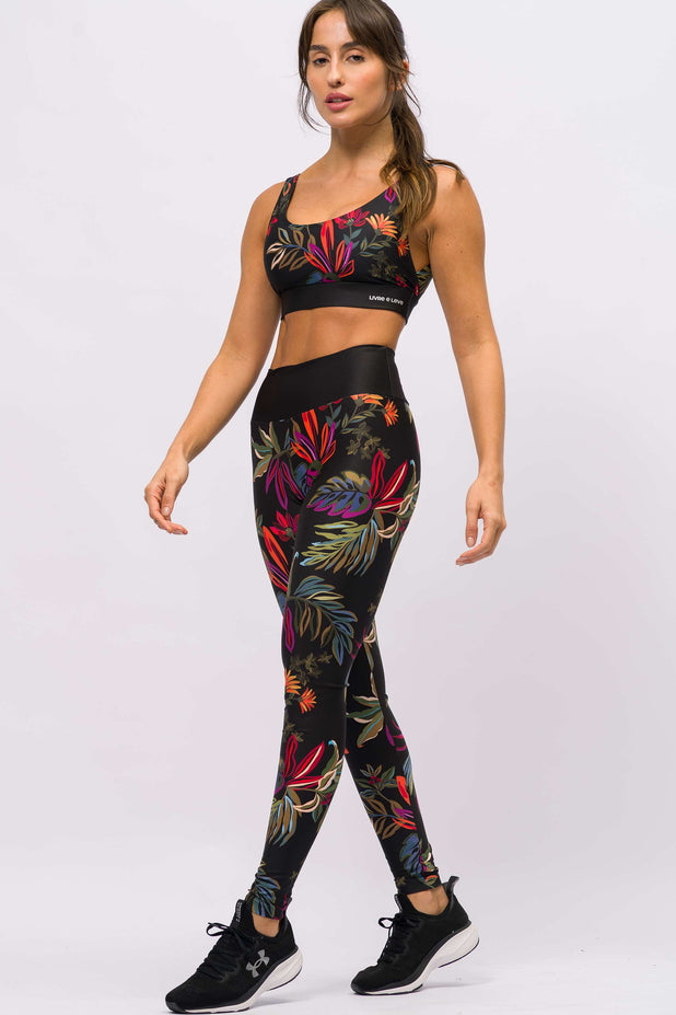 Conjunto Top Transpassado e Legging Viver