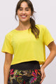 Cropped T-Shirt de Poliamida Solarium