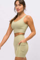 Bermuda Modeladora com Bolso Lateral Verde