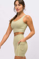 Bermuda Modeladora com Bolso Lateral Verde
