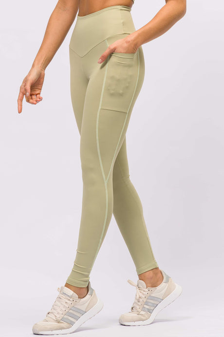 Legging Modeladora com Bolso Lateral Verde
