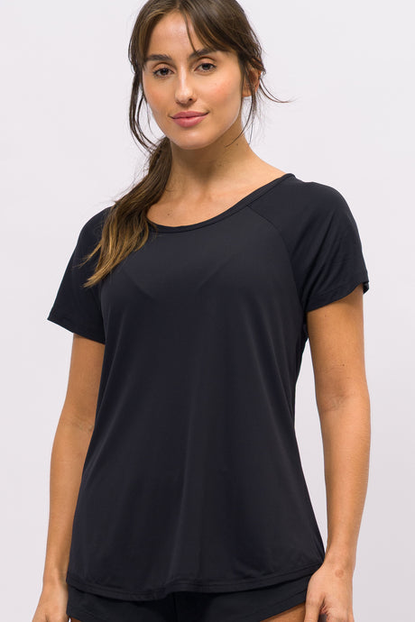 Blusa Run de Poliamida Preta
