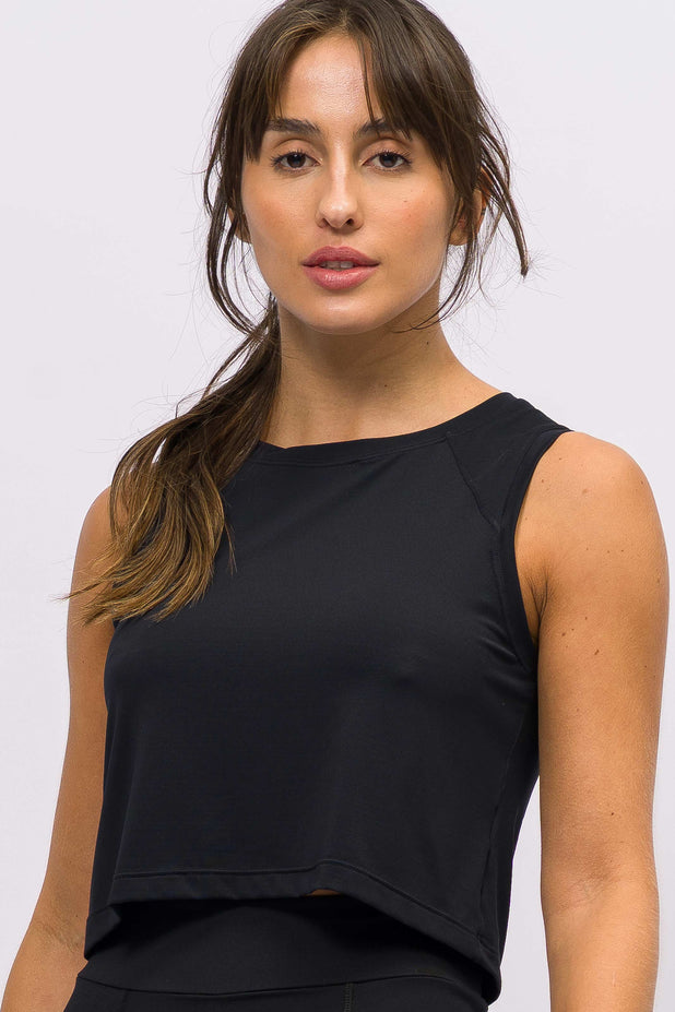 Cropped Regata Preta