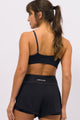 Short Soltinho Duplo de Poliamida Preto