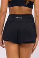 Short Soltinho Duplo de Poliamida Preto